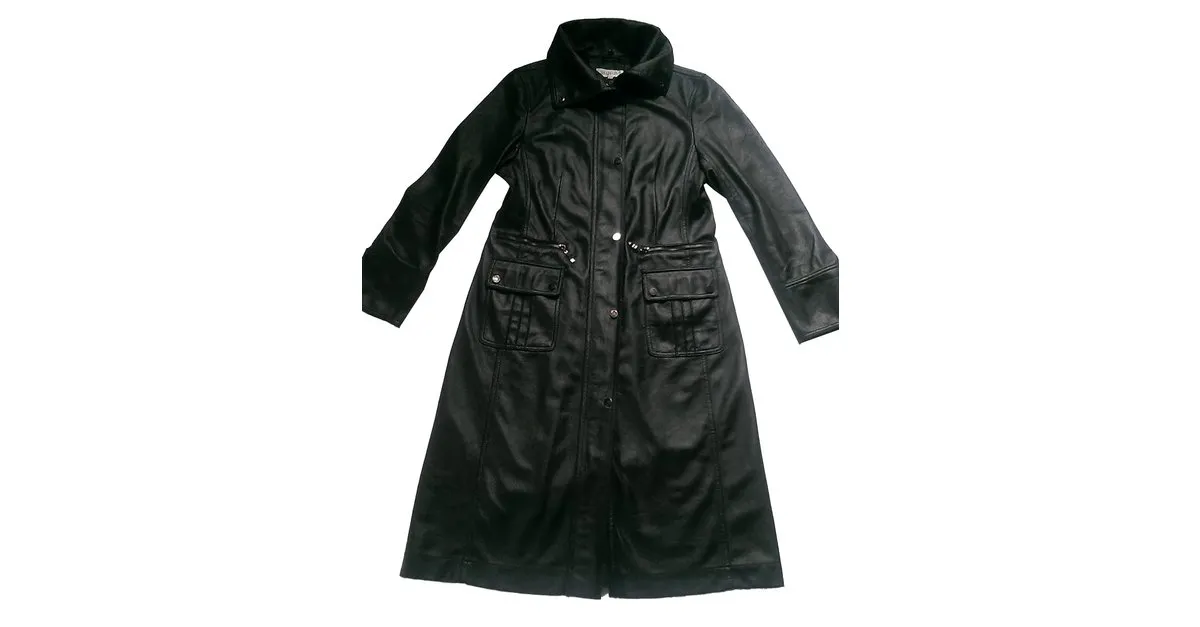 Balmain Abrigos, Ropa de calle Negro 