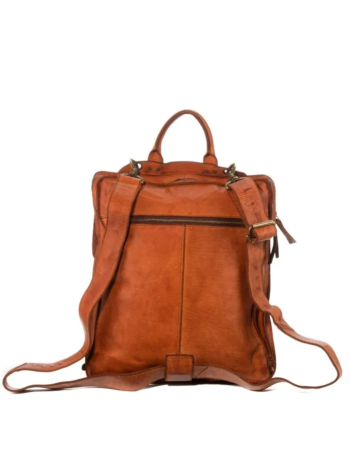 Bandolera  Stamp en piel convertible en mochila BHST00 cu