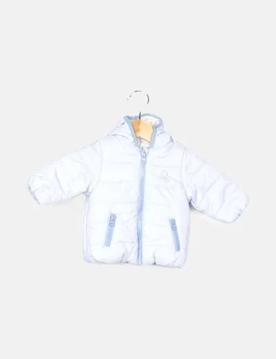 Benetton Plumas azul básico