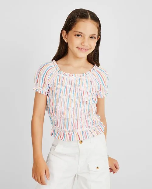 Blusa Niña Celina Coco