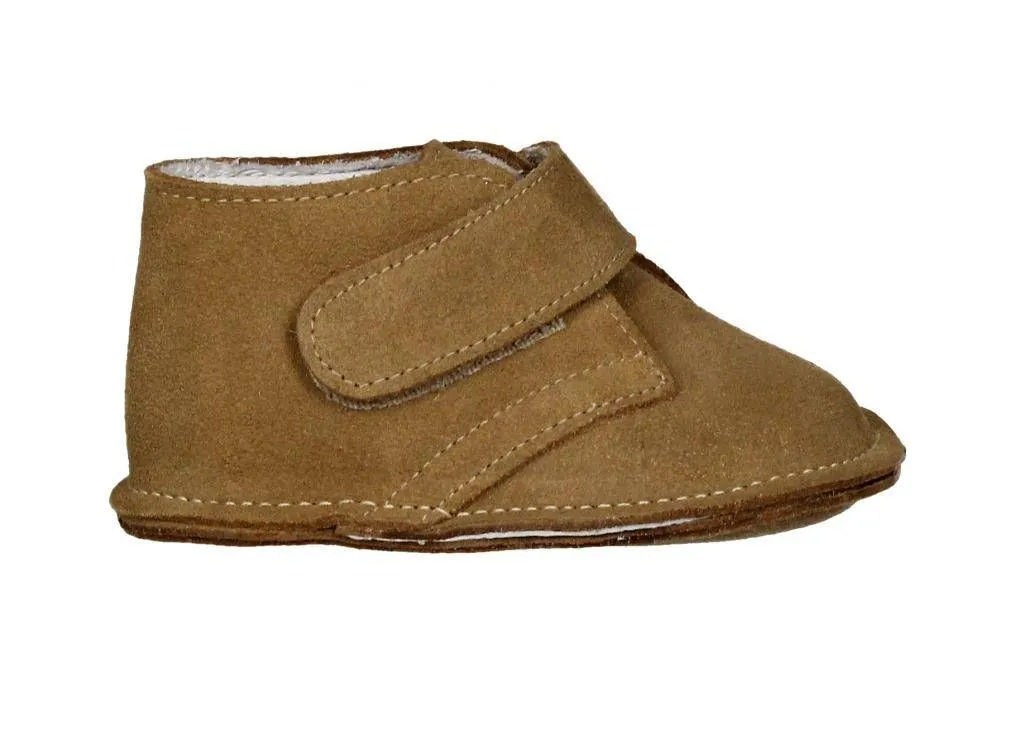 Bota Velcro Serraje Taupe