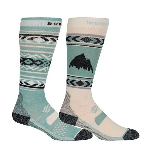 calcetines Burton Performance Lightweight 2 Pack - Petrol Green - women´s
