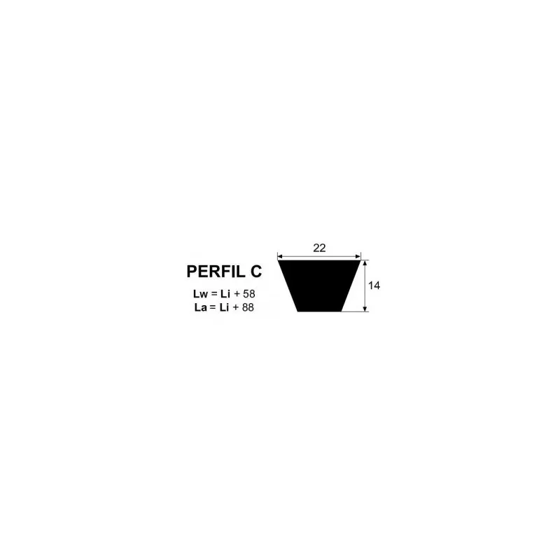 Correa trapecial C-148 3759mm REXON