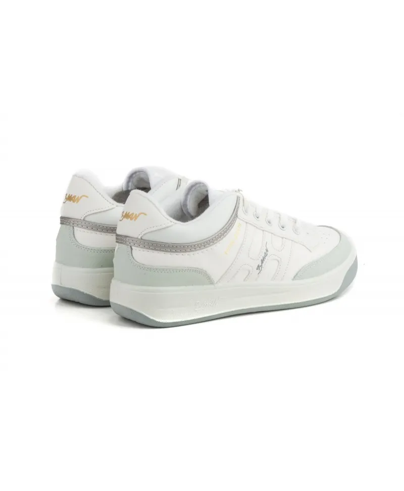 Deportivas Hombre Piel Blanco Cordones