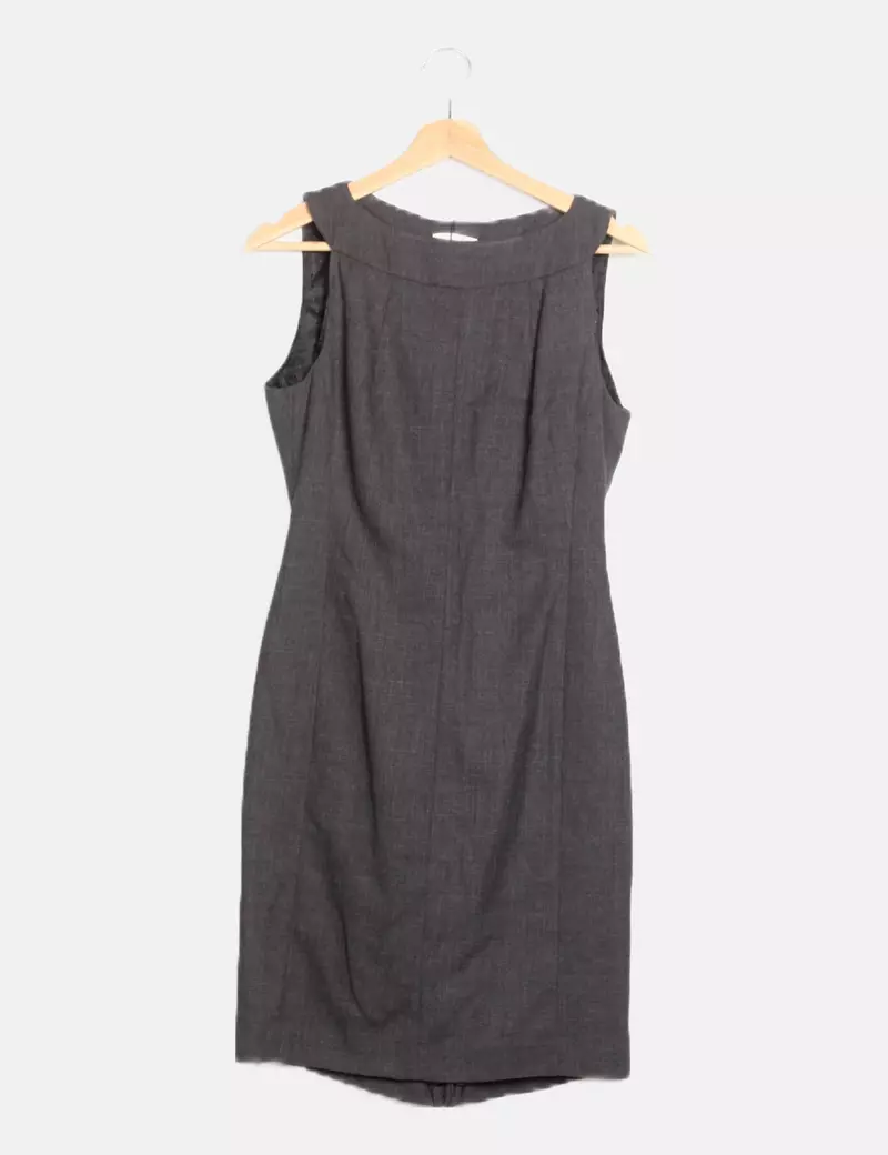 Hoss Intropia Vestido gris básico