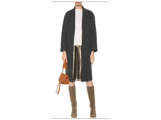 Isabel Marant Etoile Capa, Ropa de calle Gris 