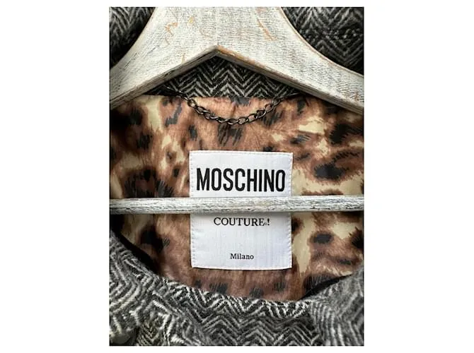 Moschino Abrigos, Ropa de abrigo Negro 