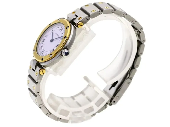 Reloj redondo Cartier Santos para mujeres 