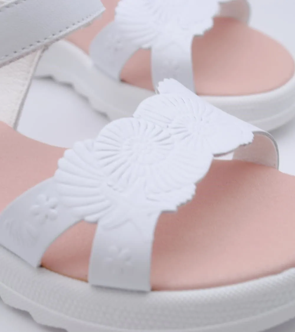 SANDALIA PABLOSKY NIÑA BLANCO CONCHAS