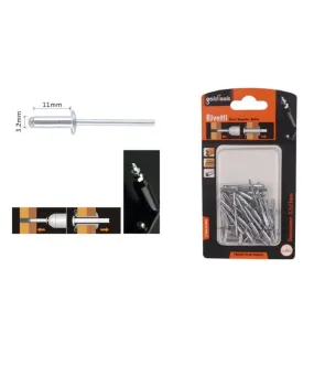 SET 42PCS REMACHES REMACHES 3.2X11MM HARDWARE DIY ACCESORIOS 94951