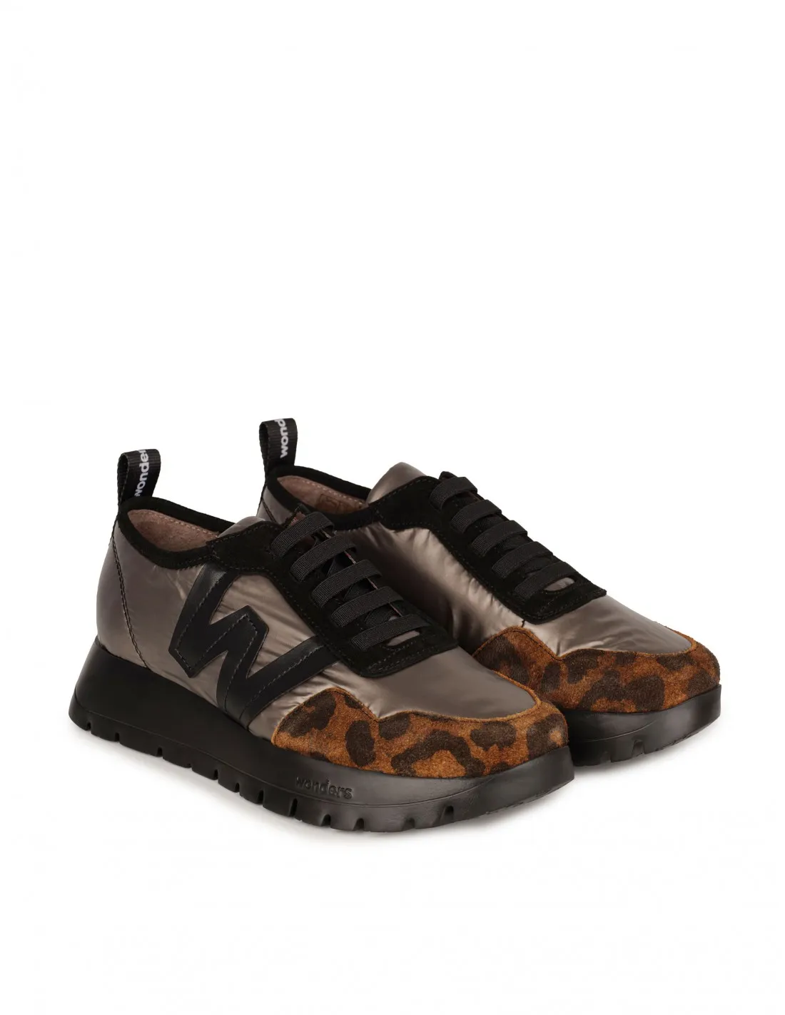 WONDERS Deportivas Metalizadas Leopardo