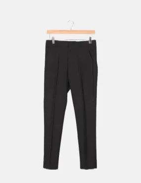 Zara Pantalón chino negro básico